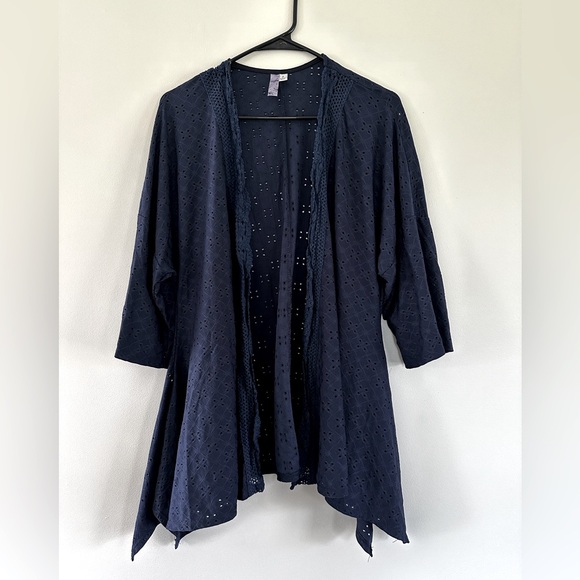 Navy Blue Cardigan - Picture 1 of 4